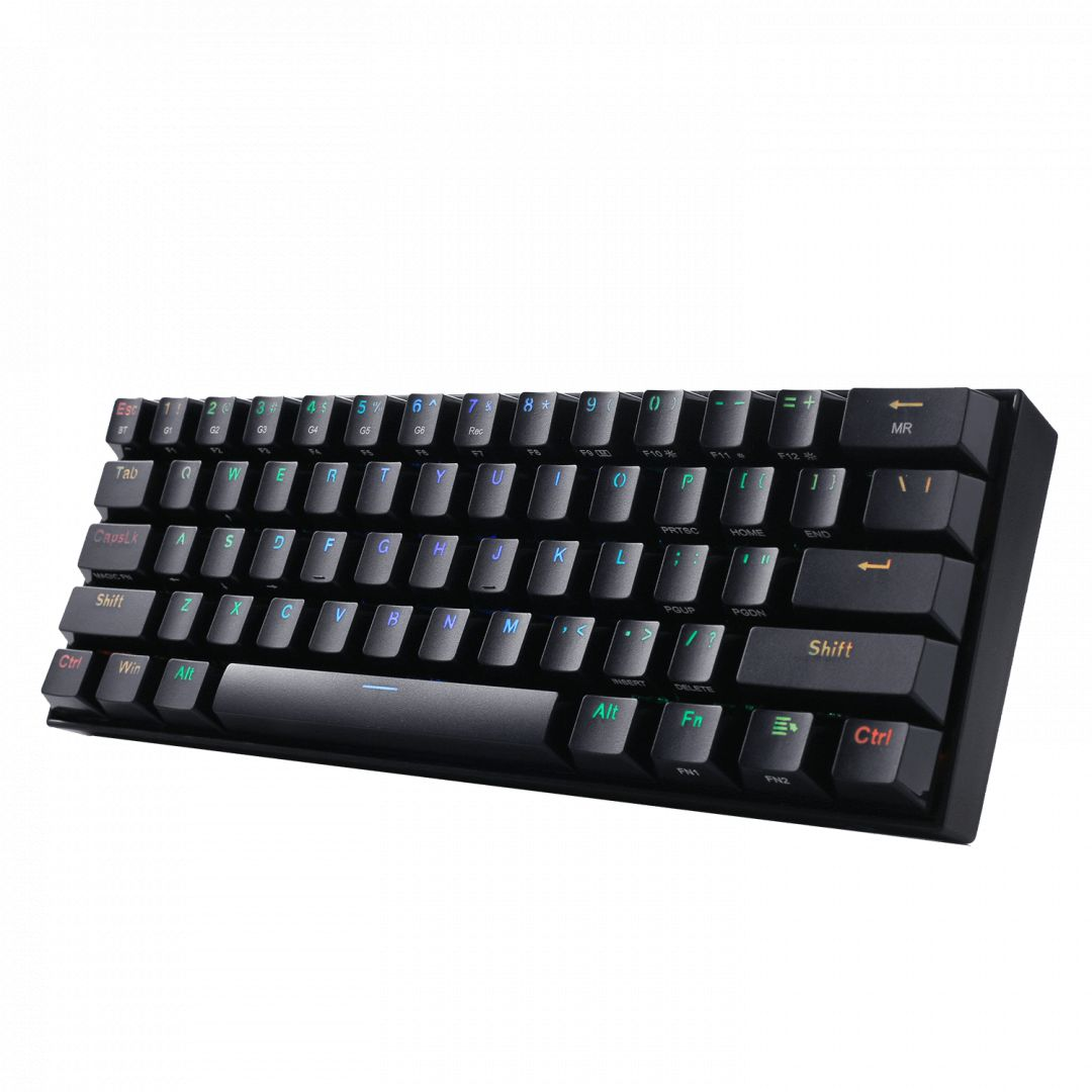 Clavier mécanique sans fil, Redragon, Noir (K530RGB_BLUE_HU)