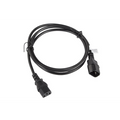 Câble d'alimentation d'extension Lanberg IEC 320 C13 -> C14 1,8m VDE noir (CA-C13E-11CC-0018-BK)