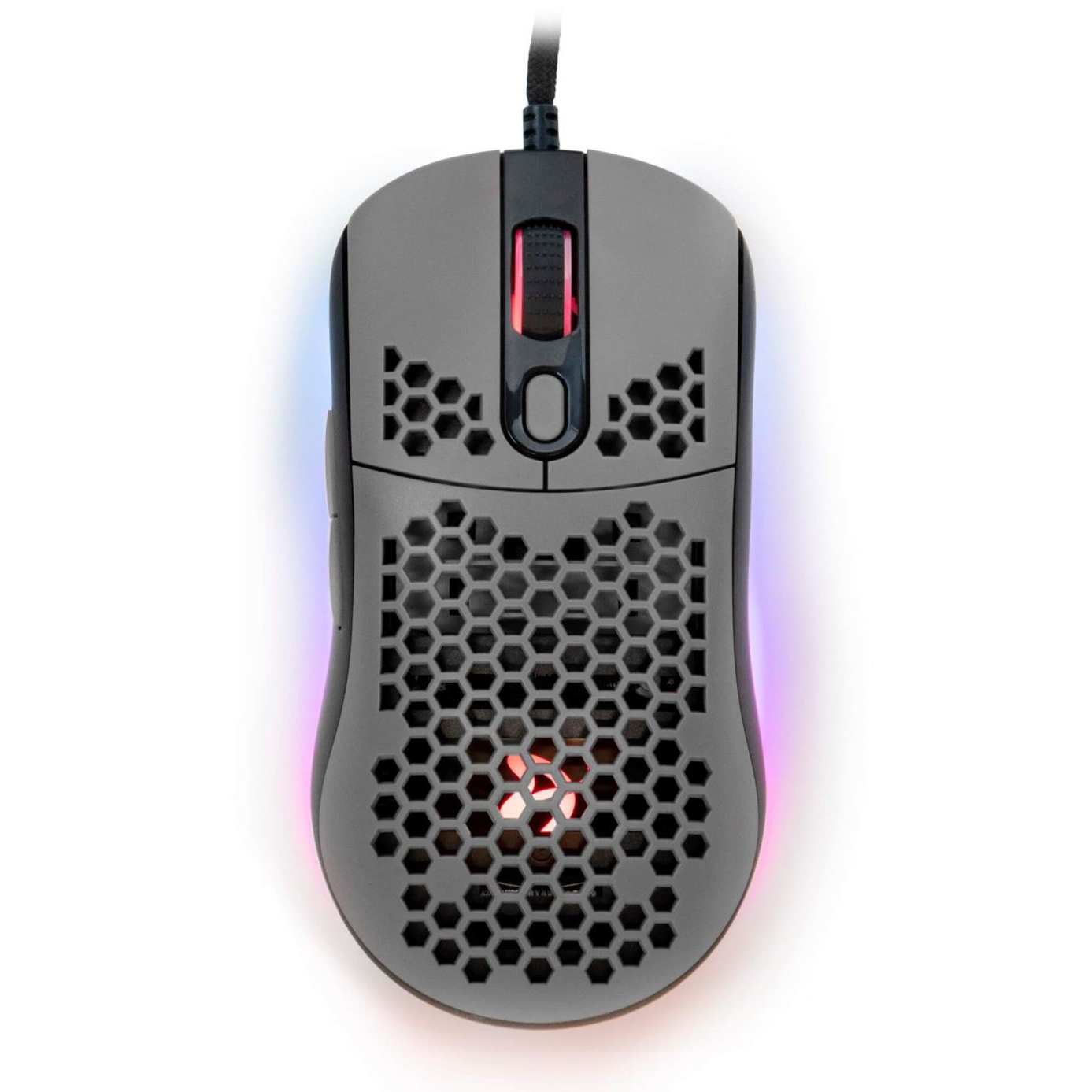 Arozzi Favo Ultra Light gaming mouse 74 g, black-gray (AZ-FAVO-BKGY)