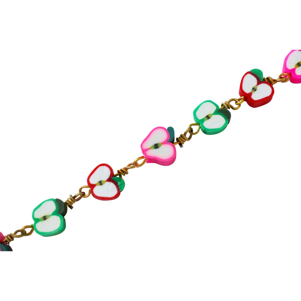 Apple Bracelet, Charm Bracelet, Beaded Bracelet | by Ifemi Jewels-2