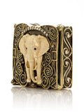 Brown and Gold trinket Box Elephant-0