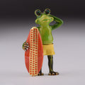 Frog Holding a Surfboard-0