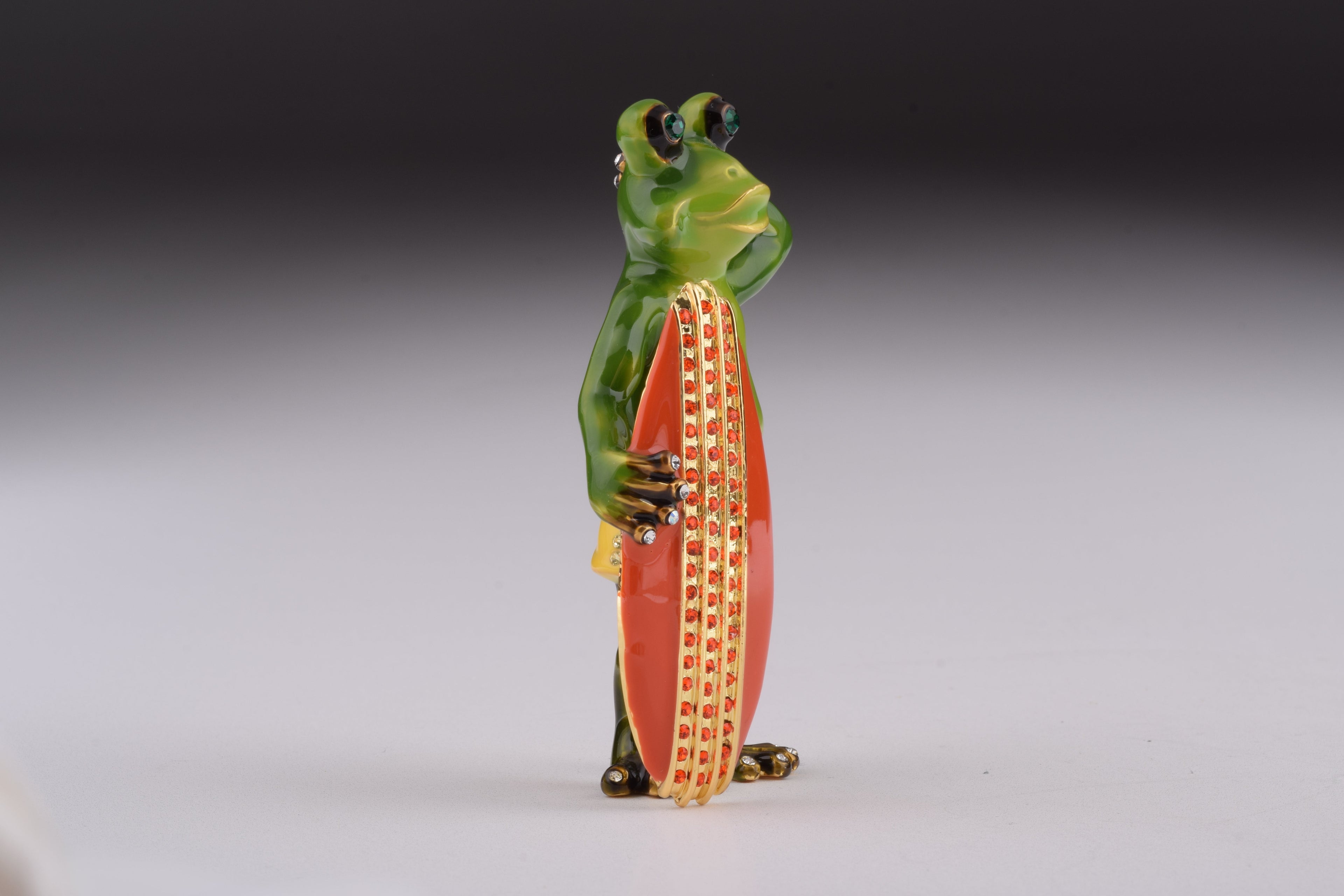 Frog Holding a Surfboard-2