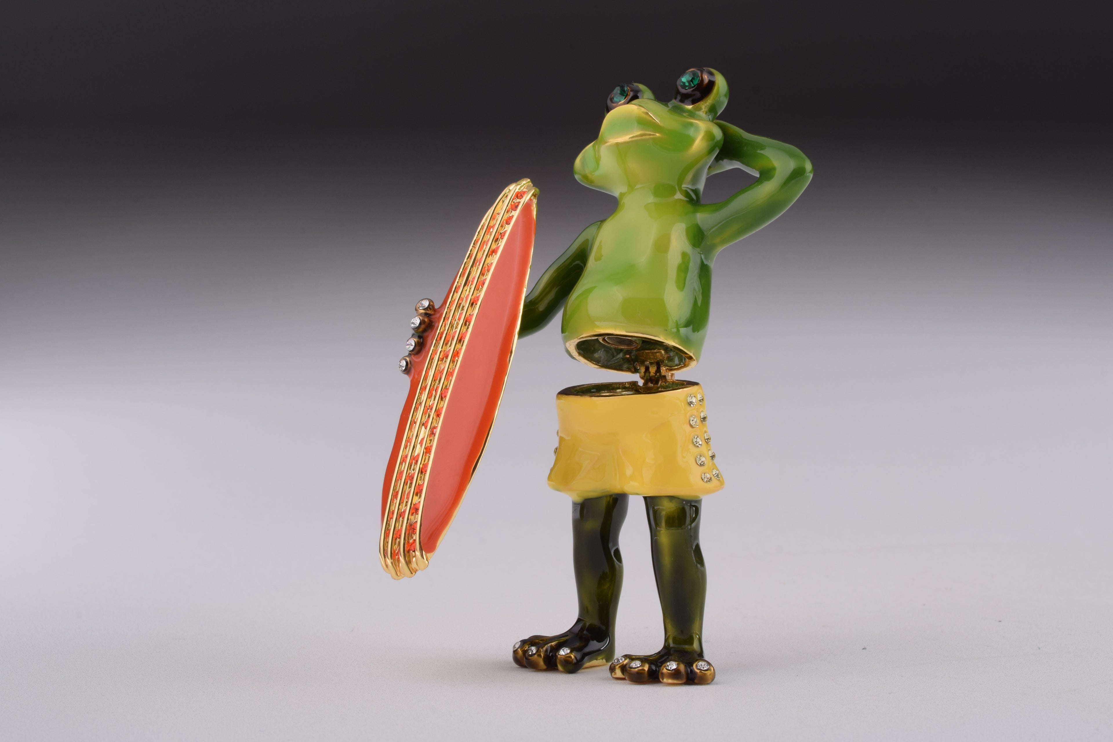 Frog Holding a Surfboard-4
