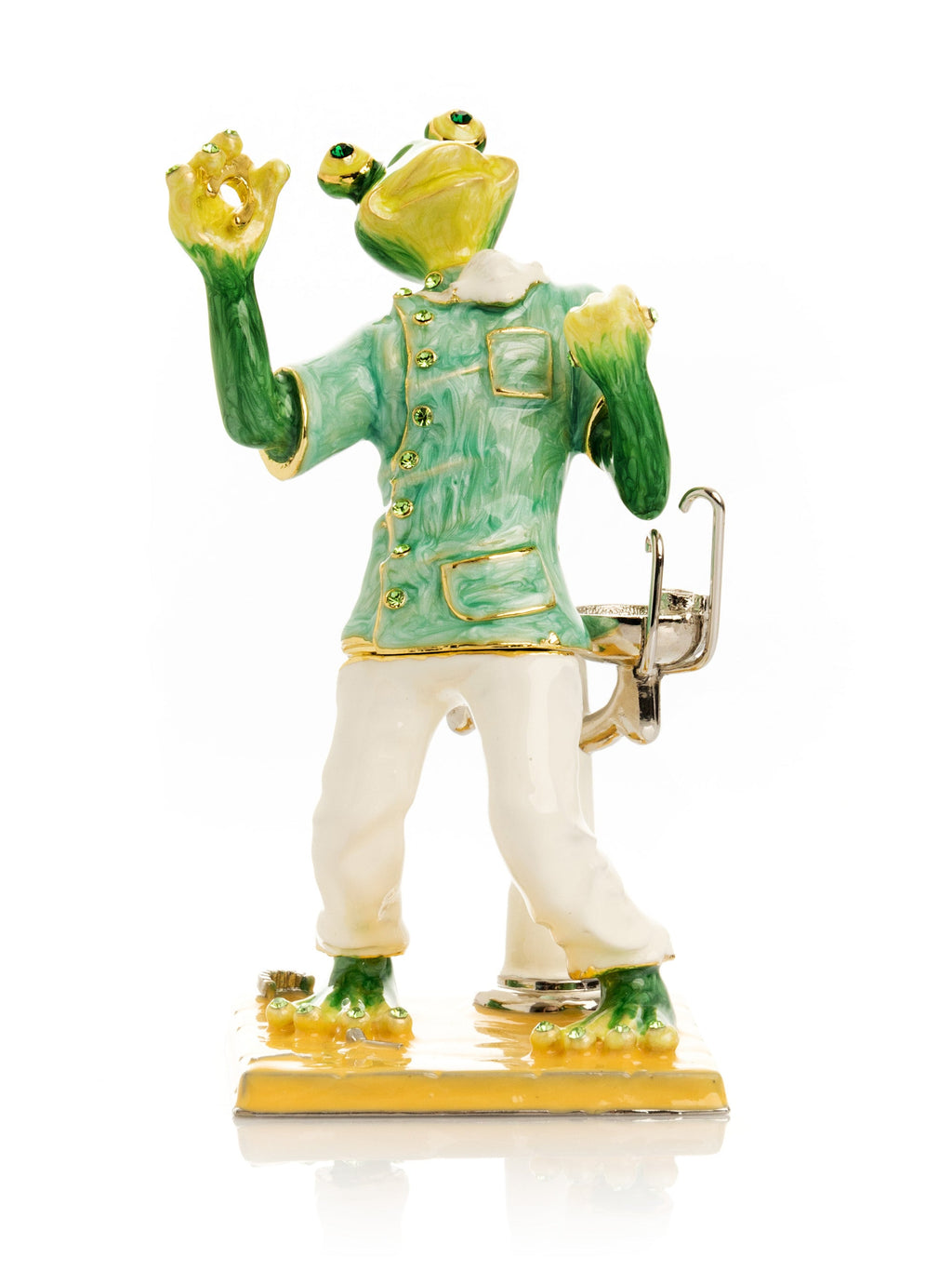 Green Dentist Frog Trinket Box-0