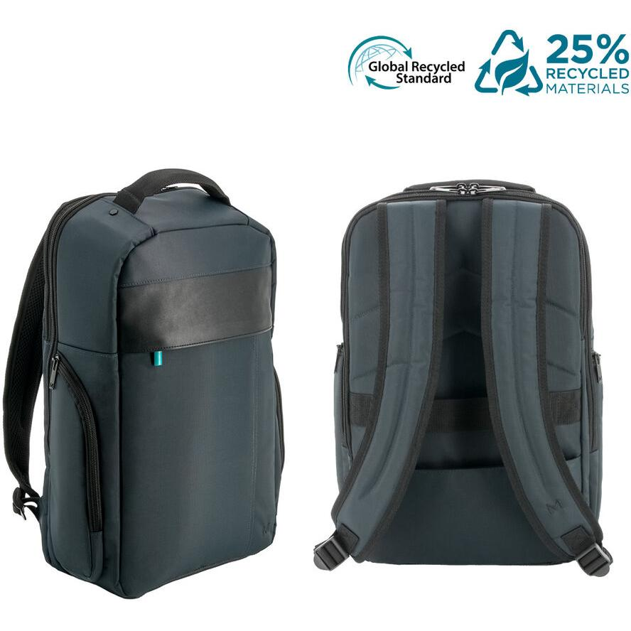 Sacoche d'ordinateur portable, Mobilis, Tissu, Bleu foncé (005034)