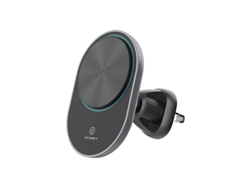 Techancy Suporte Magnético Para Telemóvel Com Carregador Sem Fios TF2798 Preto, Compatível Com Magsafe, Carregamento Sem Fios De 15 W-0