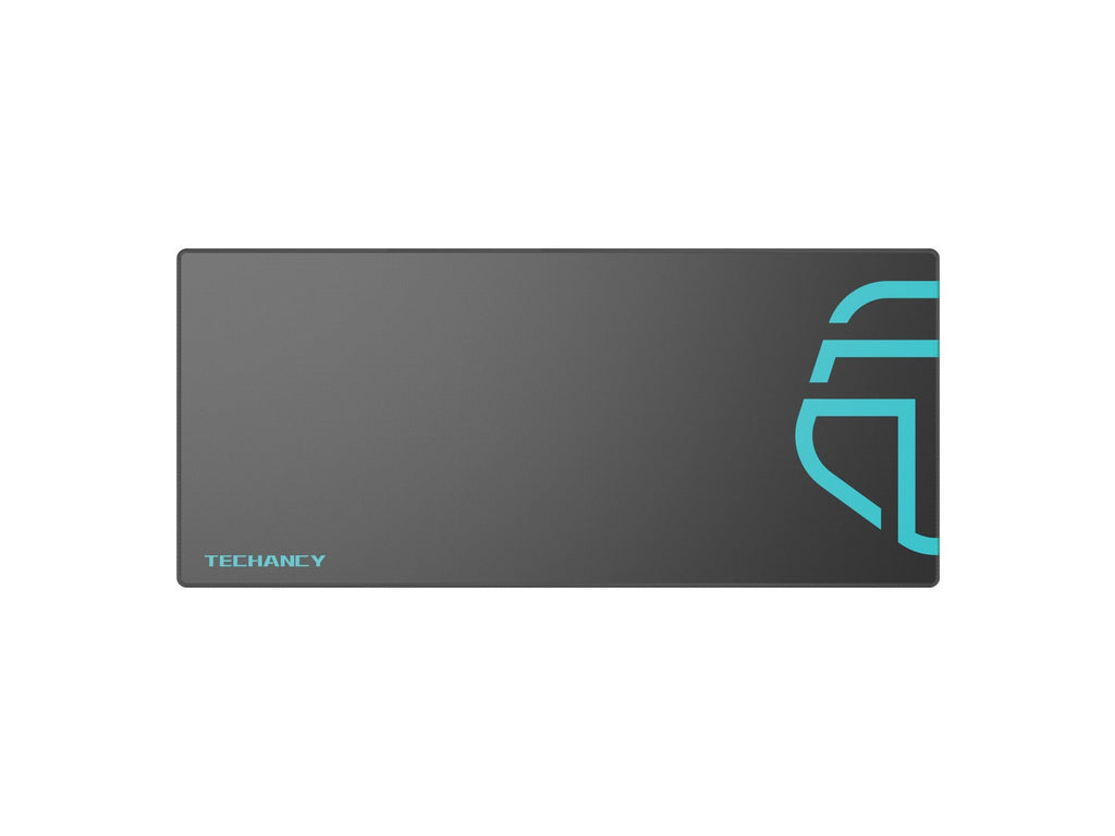 Tapis de souris Techancy 40 x 90 cm, TW2775, caoutchouc antidérapant, idéal pour les jeux PC, noir