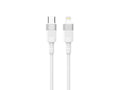 Techancy Cabo De Dados Pd 30w Branco 1m TB1792, Usb C-Ipx/11/12-14 Suporta Carregamento Rápido, Transferência De Dados-0