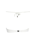 KARL LAGERFELD BEACHWEAR SWIMSUIT TOP WOMEN WHITE