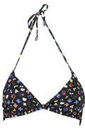 KARL LAGERFELD BEACHWEAR SWIMSUIT TOP WOMEN BLACK-0