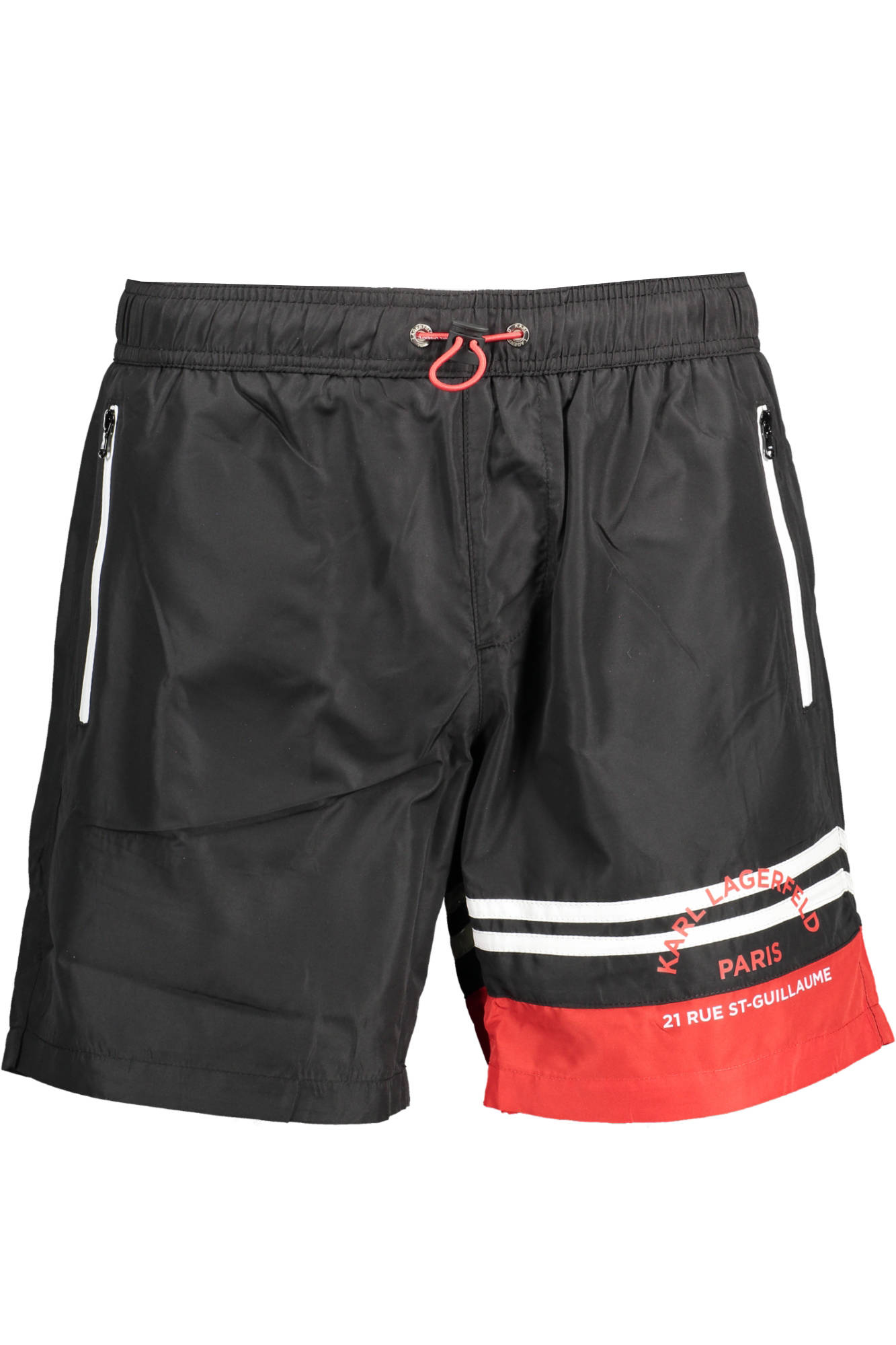 KARL LAGERFELD BEACHWEAR SWIMSUIT BLACK MEN'S BOTTOM-0